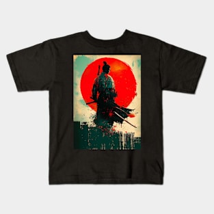 Red Samurai Kids T-Shirt